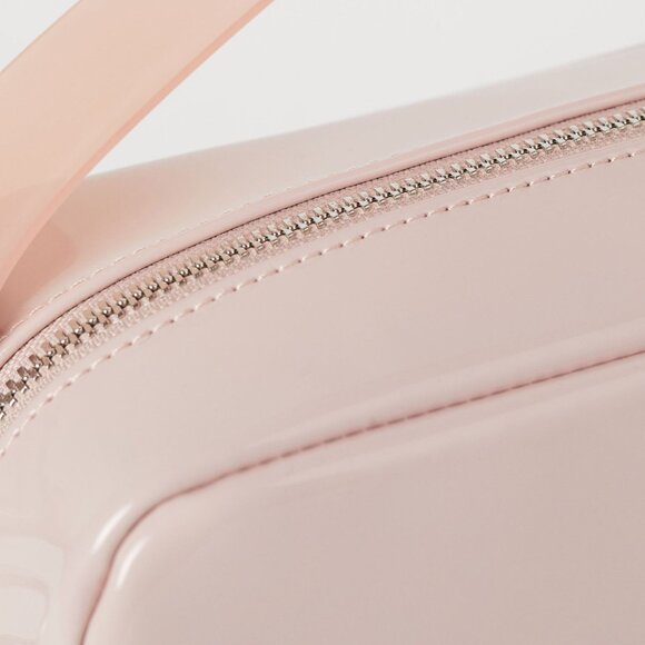 (NWT) H&M - light pink shiny patent shoulder bag - Picture 3 of 4